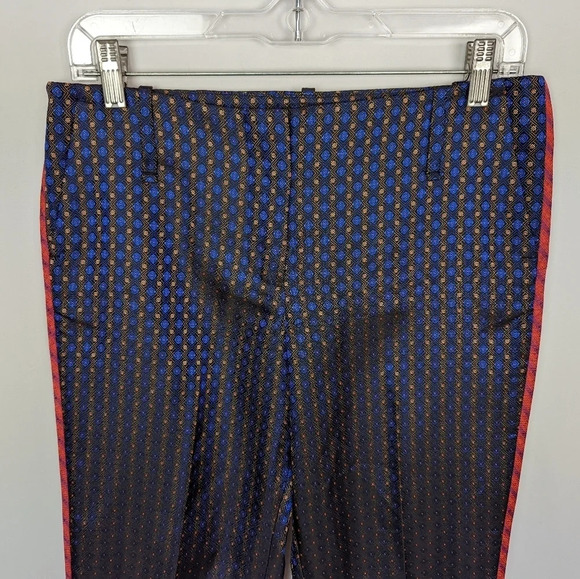 NWT ELIZABETH AND JAMES 2 Printed Jacquard Dion Slim Cropped Pants Trousers $430 - Picture 8 of 14